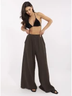 Kalhoty MI SP 2563.84 tmavě hnědé