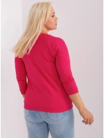 Bluzka RV BZ model 19349276 fuksjowy - FPrice Bluzka RV BZ model 19349276 fuksjowy - FPrice