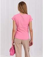 T shirt RV TS model 22200517 różowy - FPrice
