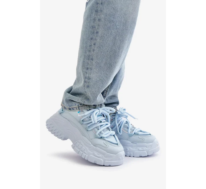 Dámské tenisky na masivní podrážce modré Nevela Dámské tenisky na masivní podrážce modré Nevela