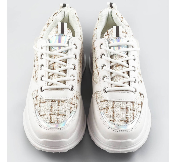 Bílé dámské sportovní boty model 17241281 - C'M Paris