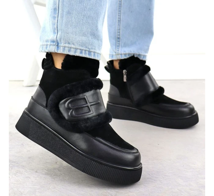 Potocki W WOL90A zateplená obuv černá