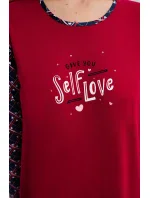 Noční košile s dlouhými rukávy model 18936869 - Vamp