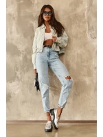 Dámské kožené polobotky na masivním podpatku stříbrné Lemmitty Dámské kožené polobotky na masivním podpatku stříbrné Lemmitty