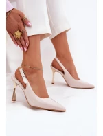 Lakované Lodičky S  A  Světle Béžové model 21702677 - Boto