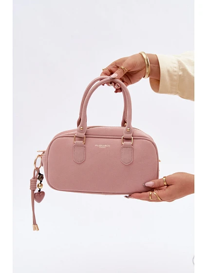 Malá kabelka typu z eko semiše Růžová model 22111520 - Flora&Co Malá kabelka typu z eko semiše Růžová model 22111520 - Flora&Co
