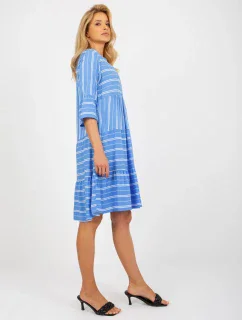 Dámské šaty model 18132711 modré - FPrice