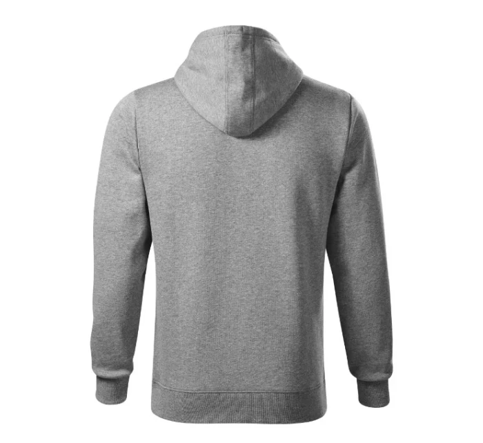 Cape mikina pánská tmavě šedý melír