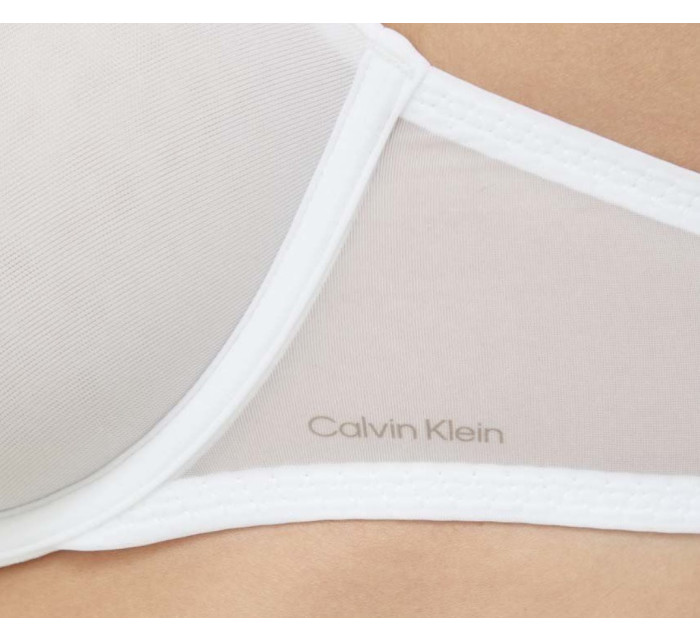 Dámská podprsenka QF6068E 100 bílá - Calvin Klein