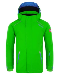 Kids Snow Jacket Pro zimní zelená zateplená bunda model 21784063 - Trollkids