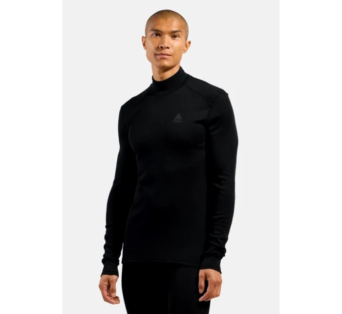 Pánské tričko BL TOP s model 21722156 výstřihem l/s ACTIVE WARM ECO velikost M Black - ODLO