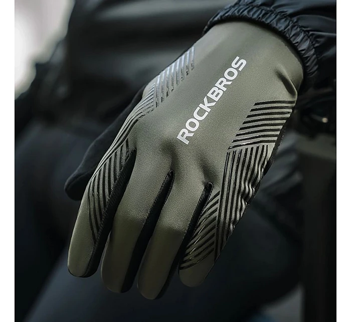 Cyklistické rukavice  velikost: L zelené model 22083554 - Rockbros