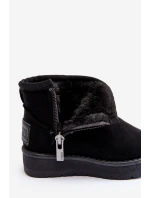 Dětské zimní boty s na zip černé Big Star model 21637314 - Big Star Shoes Dětské zimní boty s na zip černé Big Star model 21637314 - Big Star Shoes