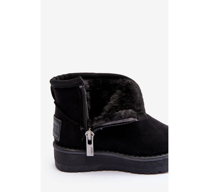 Dětské zimní boty s na zip černé Big Star model 21637314 - Big Star Shoes Dětské zimní boty s na zip černé Big Star model 21637314 - Big Star Shoes