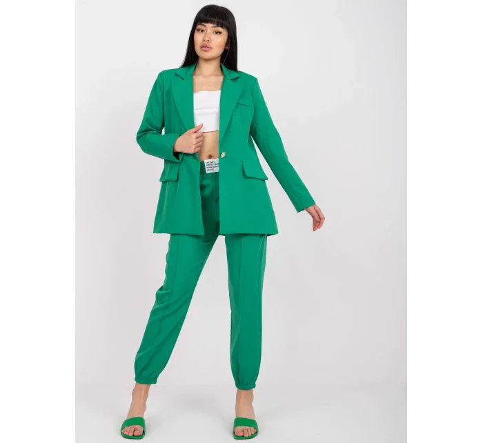 Dámský kabát DHJ MA model 17265650 světle zelený - FPrice Dámský kabát DHJ MA model 17265650 světle zelený - FPrice