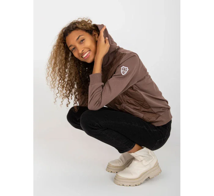 Dámská mikina RV BL 8226.11X hnědá Dámská mikina RV BL 8226.11X hnědá