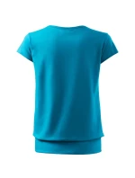 City tričko dámské tyrkysová City tričko dámské tyrkysová