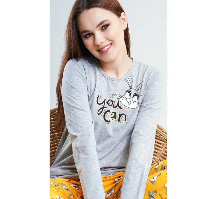 Dámské pyžamo dlouhé Zajíc