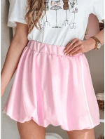 Dámská mini sukně PUFFELLA růžová FashionStreet CY0504