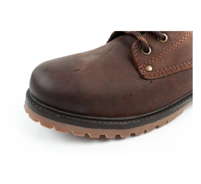 Wrangler Yuma pánské boty sobolí boty elegantní kožené boty tmavě hnědé