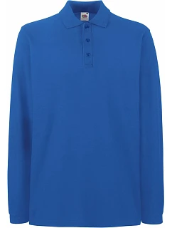 Premium Polo LSL Piqué polo s dlouhým rukávem model 22456826 royal blue - Fruit of the Loom
