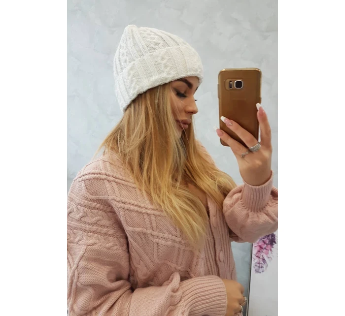 Kšiltovka s částí bílá model 18750717 - K-Fashion Kšiltovka s částí bílá model 18750717 - K-Fashion