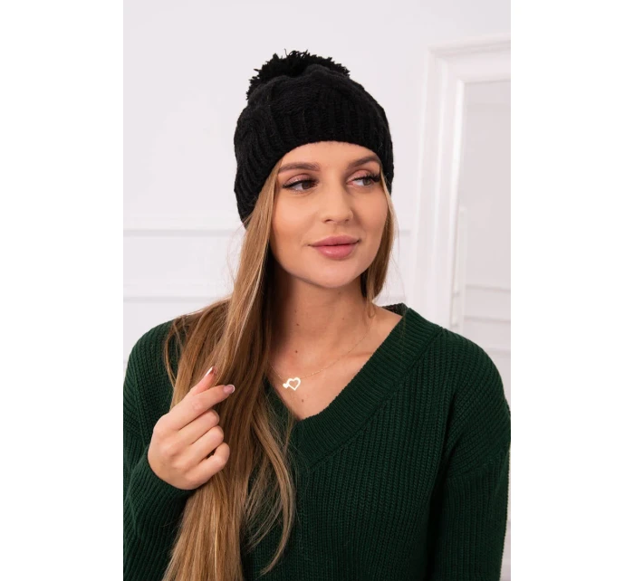 Fleecová čepice Stefania K278 černá