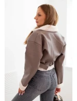 Dámská model 21273628 z ekokůže s podšívkou a páskem fango - K-Fashion