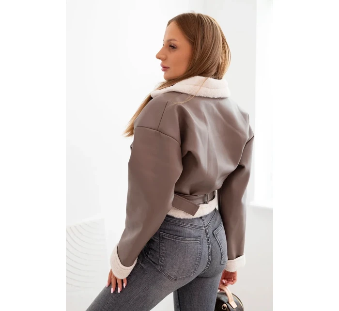 Dámská model 21273628 z ekokůže s podšívkou a páskem fango - K-Fashion