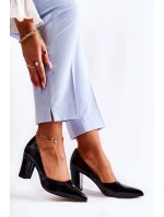 Módní Lakované Lodičky Na Černá model 21590541 - Boto