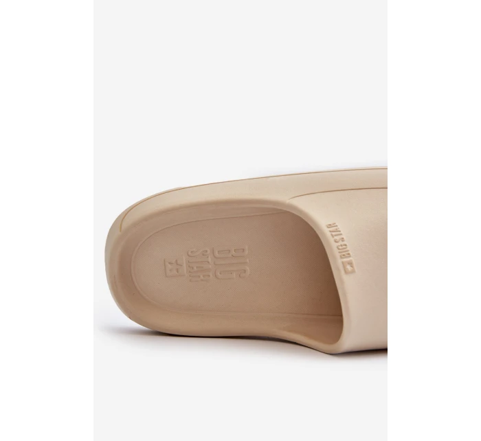 Lehké Dámské Sandály Big Star NN274A040 Béžové Lehké Dámské Sandály Big Star NN274A040 Béžové