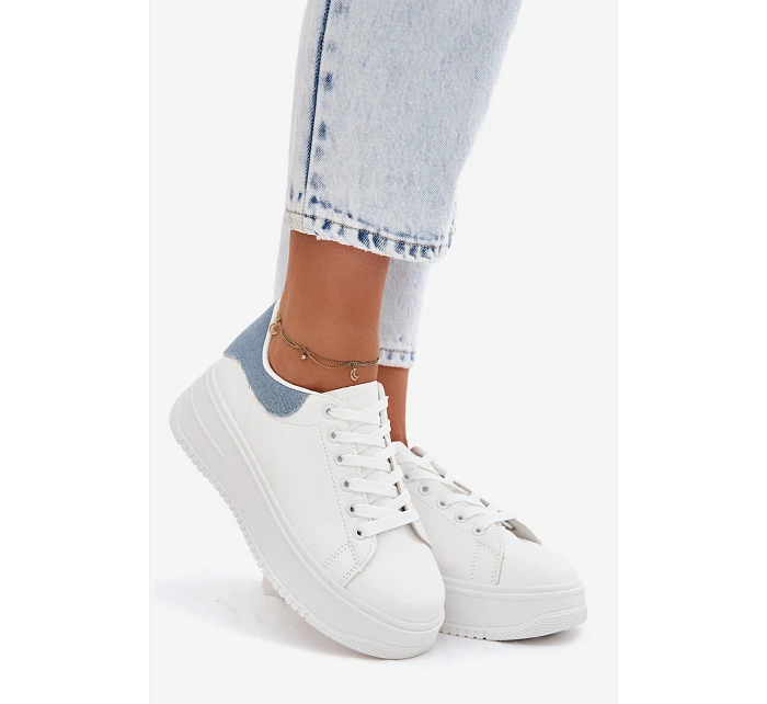 Dámské tenisky na platformě z umělé kůže model 22107415 - Boto Dámské tenisky na platformě z umělé kůže model 22107415 - Boto