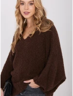 Jumper CH SW 72630.79 tmavě hnědý Jumper CH SW 72630.79 tmavě hnědý