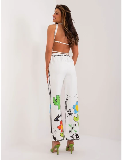 Spodnie DHJ SP model 20113124 ecru - FPrice