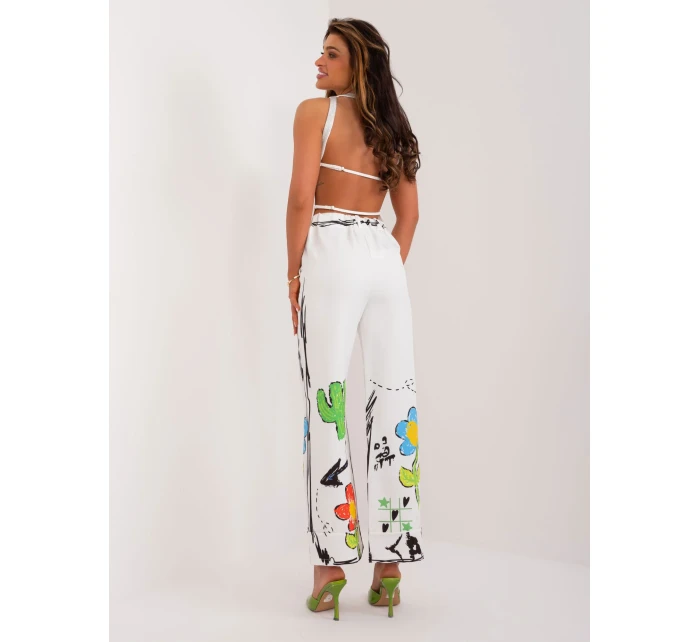 Spodnie DHJ SP model 20113124 ecru - FPrice