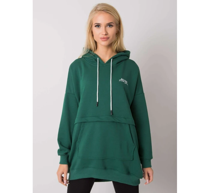 Mikina RV BL 7095.30P tmavě zelená