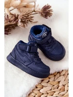 Dětské Zateplane Vysoké Boty Tmavě Modrá Clafi Dětské Zateplane Vysoké Boty Tmavě Modrá Clafi