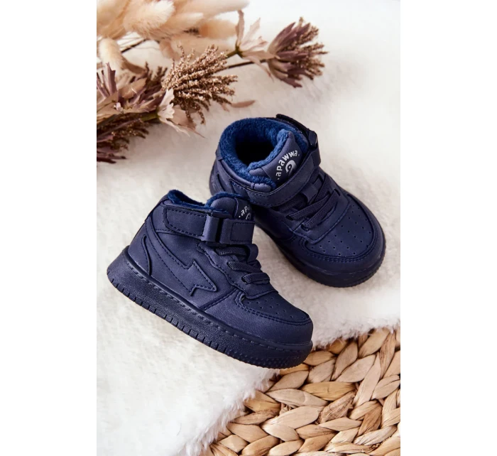 Dětské Zateplane Vysoké Boty Tmavě Modrá Clafi Dětské Zateplane Vysoké Boty Tmavě Modrá Clafi