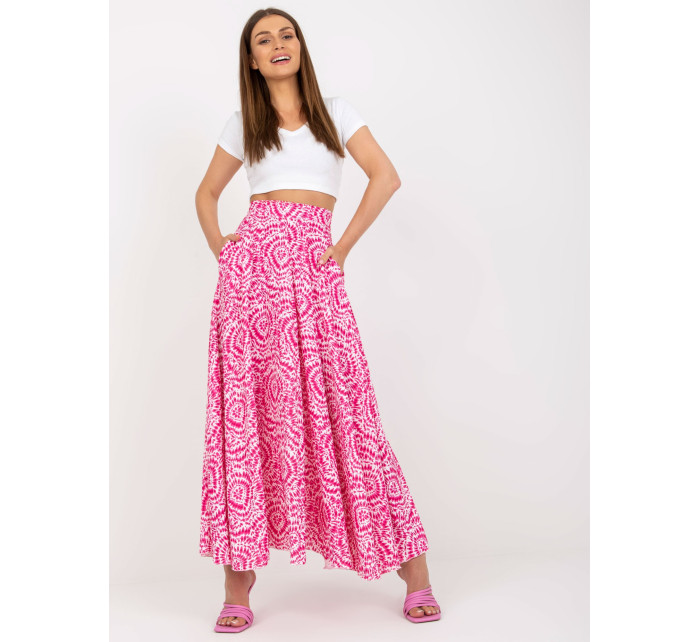 Dámská sukně dlouhá WN SD model 18778228 Růžová s bílou Rue Paris - FPrice