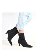 Boty na podpatku model 217914 Solea Boty na podpatku model 217914 Solea