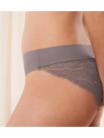 Dámské kalhotky Body Make-Up Illusion Lace Highleg Tai - GRAY - šedé 3091 - TRIUMPH Dámské kalhotky Body Make-Up Illusion Lace Highleg Tai - GRAY - šedé 3091 - TRIUMPH