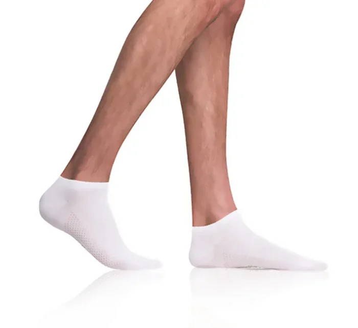 Krátké pánské bambusové ponožky BAMBUS AIR IN-SHOE SOCKS - BELLINDA - bílá