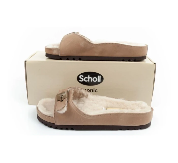 Iconic Taupe W dámské žabky model 20948595 - SCHOLL