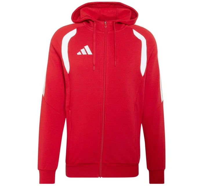 Pánská mikina adidas Tiro 26 League Sweat Full Zip Hoodie červená KF9106 pánské oblečení