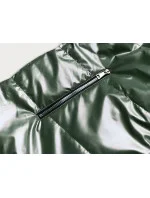 Zelená dámská rozšířená oboustranná vesta (B8005-10) Zelená dámská rozšířená oboustranná vesta (B8005-10)