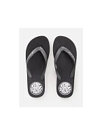 RIP CURL Icons Žabky s otevřenou špičkou Black RIP CURL Icons Žabky s otevřenou špičkou Black