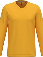 Kariban K 358 Pánské tričko do V s dl. rukávem 20.K358 yellow