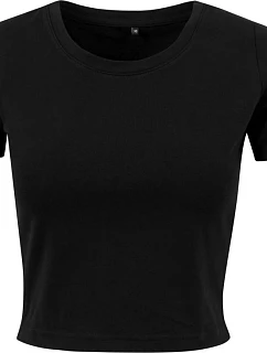 BY 042 dámský crop top black model 22435704 - Build your Brand