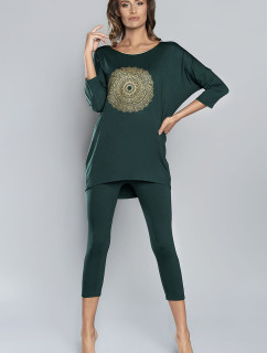 Italian Fashion Mandala r.3/4 sp.3/4 kolor:zielony