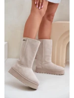 Vysoké Sněhule Na Platformě Big Star model 21679168 Světle Béžové - Big Star Shoes